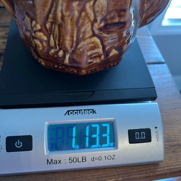 Bennington Rockingham REBEKAH AT THE WELL Glazed Stoneware Teapot Pottery - Picture 12 of 12